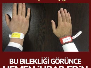 Coronada yeni uygulama: Bu bilekliği görünce hemen ihbar edin