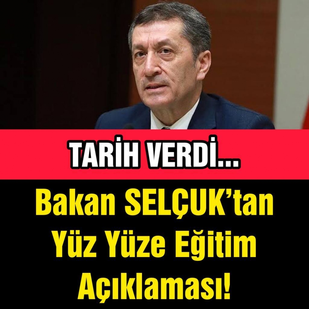 Bakan Ziya Selçuk tarih verdi. galerisi resim 1