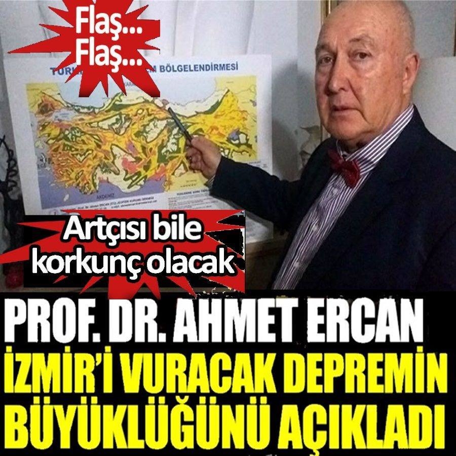 Prof.Dr. Ahmet Ercan İzmir'i vuracak depremin büyüklüğünü açıkladı. galerisi resim 1