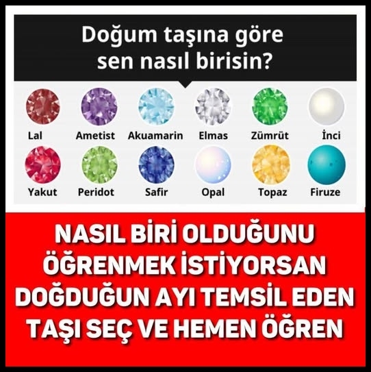 DOĞUM TAŞINA GÖRE galerisi resim 1
