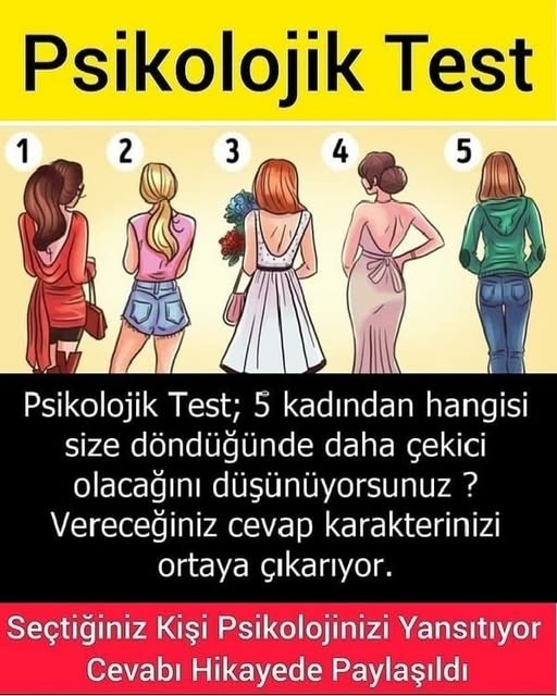 Seçtiğiniz Kişi Psikolojinizi Yansıtıyor galerisi resim 1