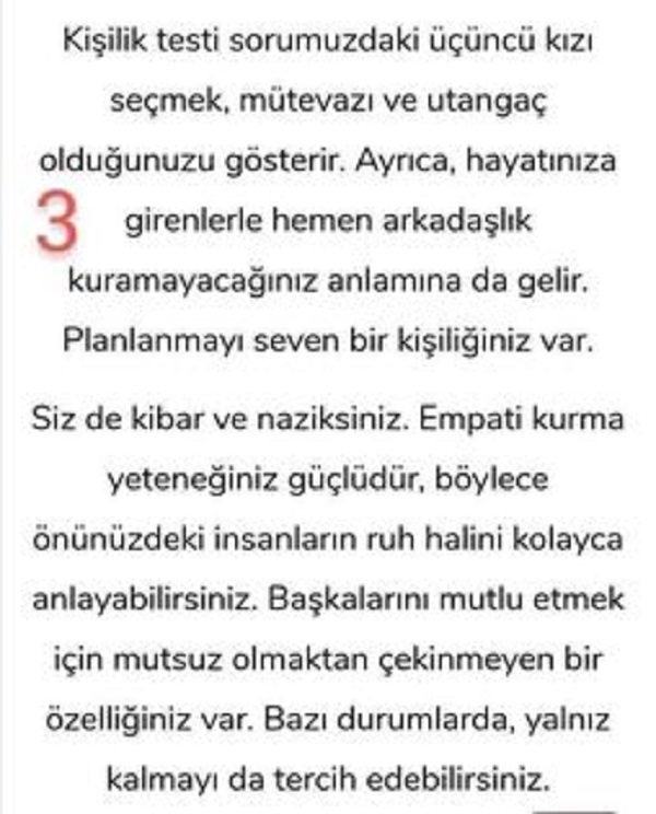 Seçtiğiniz Kişi Psikolojinizi Yansıtıyor galerisi resim 4