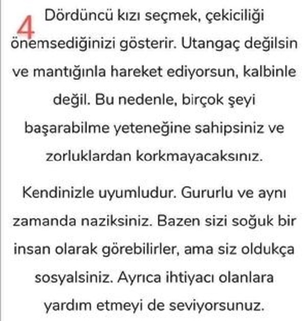 Seçtiğiniz Kişi Psikolojinizi Yansıtıyor galerisi resim 5