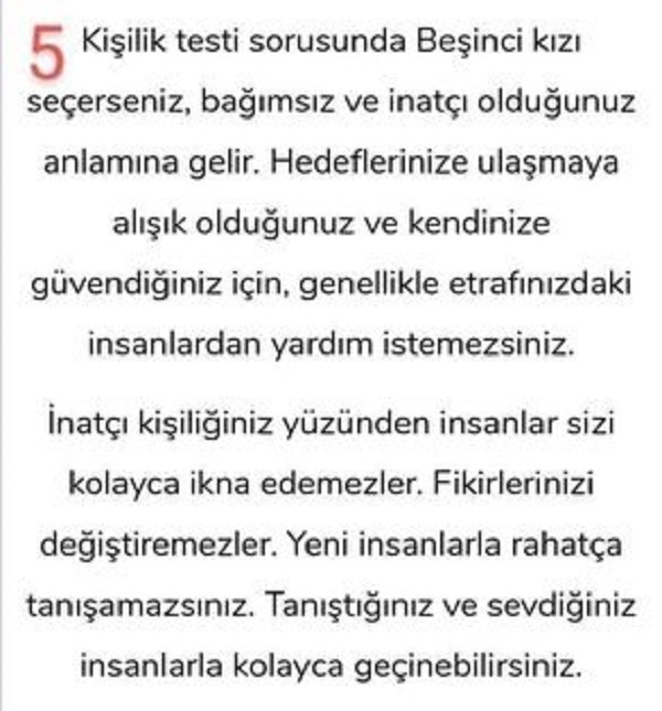 Seçtiğiniz Kişi Psikolojinizi Yansıtıyor galerisi resim 6