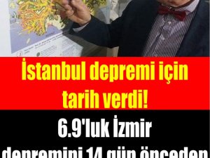 Büyük İstanbul depremi için tarih verdi