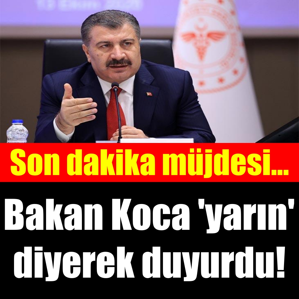 Sağlık Bakanı Koca'dan flaş aşı açıklaması! Yarın geliyor... galerisi resim 1