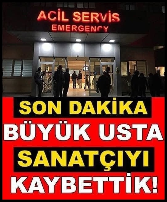 Usta sanatçıdan acı haber! galerisi resim 1