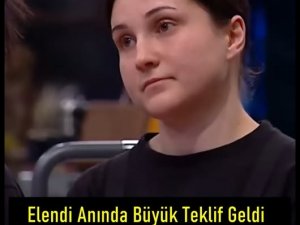 MasterChef'ten elendi Anında büyük bir iş teklifi aldı