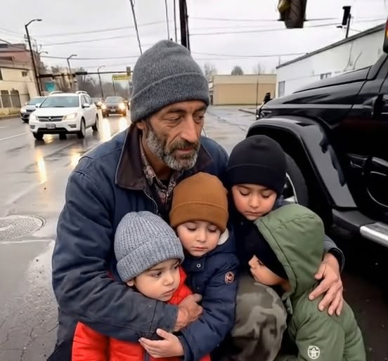 Dört çocuklu, bekar bir babayım