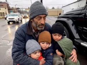 Dört çocuklu, bekar bir babayım