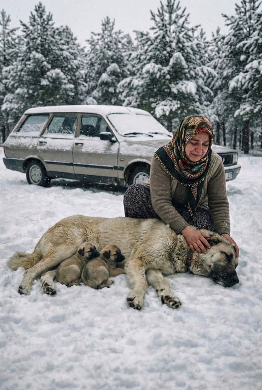 Eve doğru giden genç bir kadın,