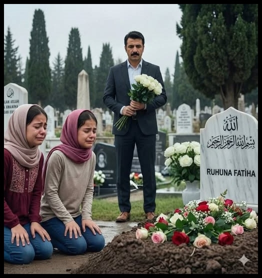 Adam, vefat eden eşinin mezarına geldiğinde galerisi resim 1