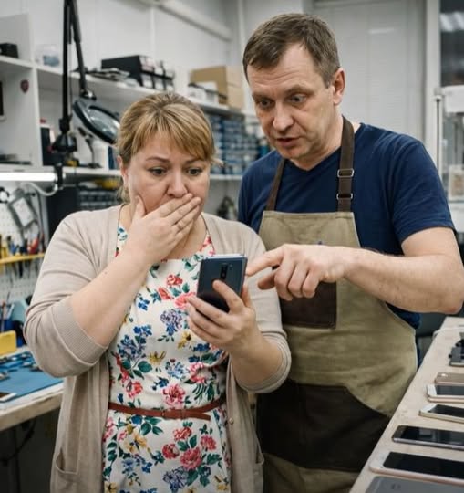 Eşimin telefonunu tamire götürdüm