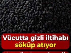 Vücuttan gizli iltihabı söküp atıyor
