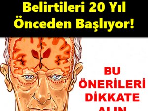 Alzheimer'in 12 belirtisi