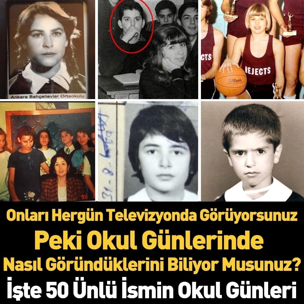 Ünlülerin Okul Fotoğrafları galerisi resim 1