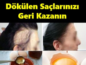 3 Basit Malzemeyle Dökülen Saçlarınızı Geri Kazanın!