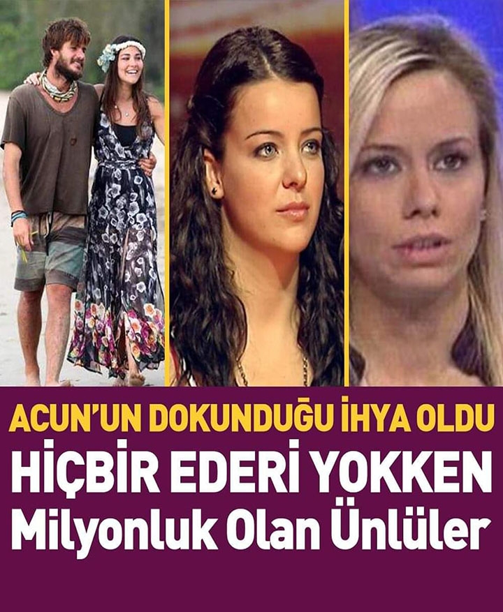 Acun Ilıcalı'nın Ünlü Ettiği İsimler! galerisi resim 1