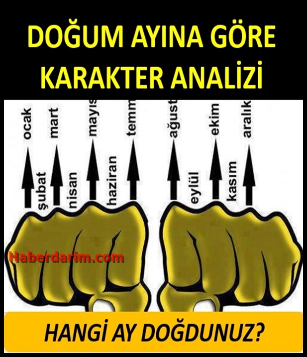 Doğum Ayına Göre Karakter Analizi galerisi resim 1