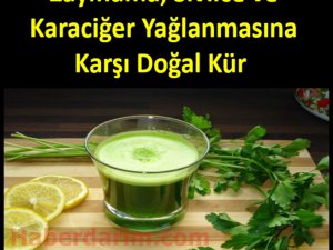 Maydanoz Suyu Limon Kürü