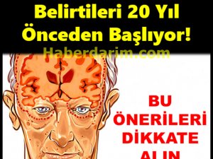 Alzheimer'in 12 belirtisi