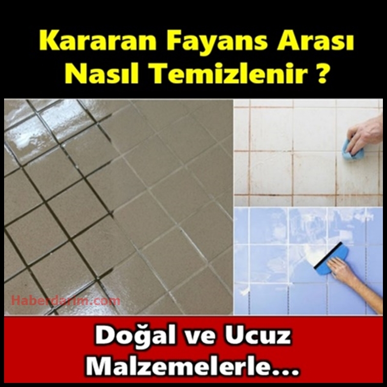 Kararan Fayans Aralarını Doğal Yolla Temizleme galerisi resim 1