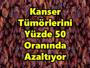 Kanser Tümörlerini Yüzde 50 Oranında Azaltıyor