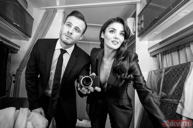 Hande Erçel ile Kerem Bürsin hayranlarını heyecanlandıran görüntü! galerisi resim 2