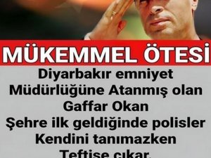 Gaffar Okkan’dan mükemmel bir hatıra