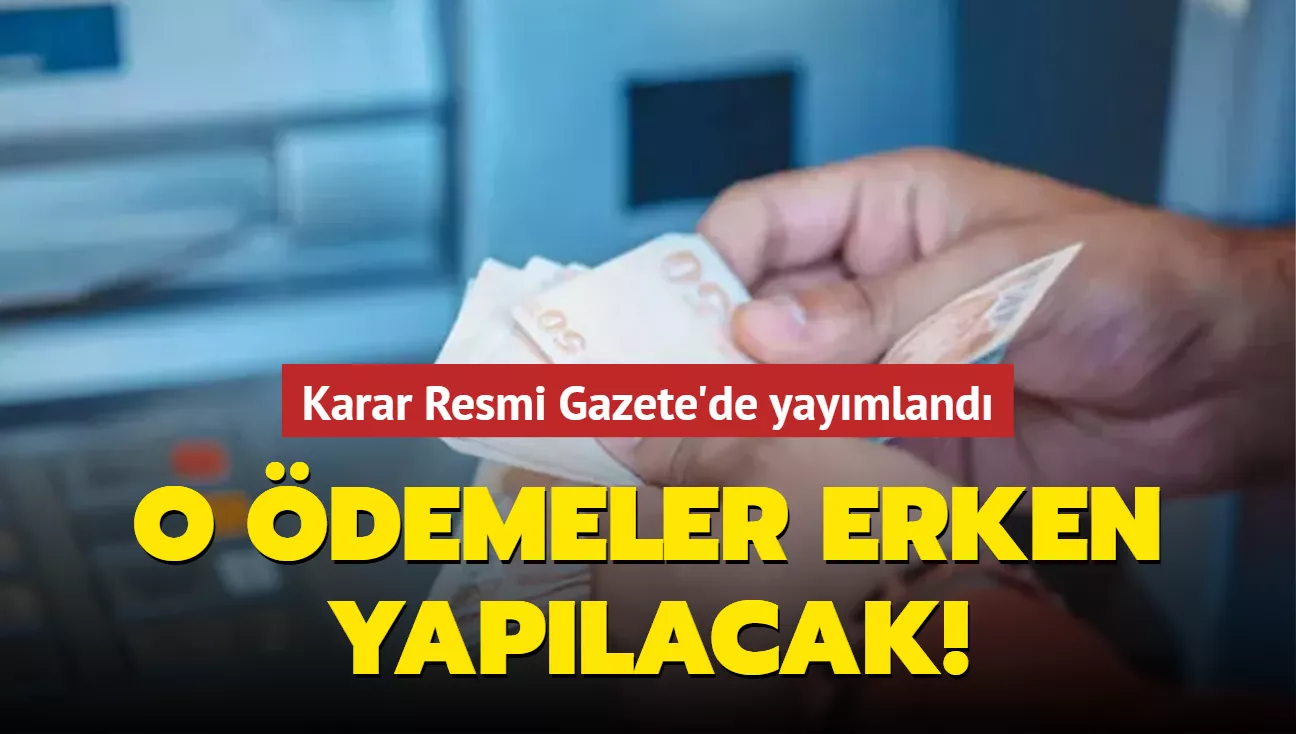 Ödemeler hesaplara yatmaya başladı. galerisi resim 3