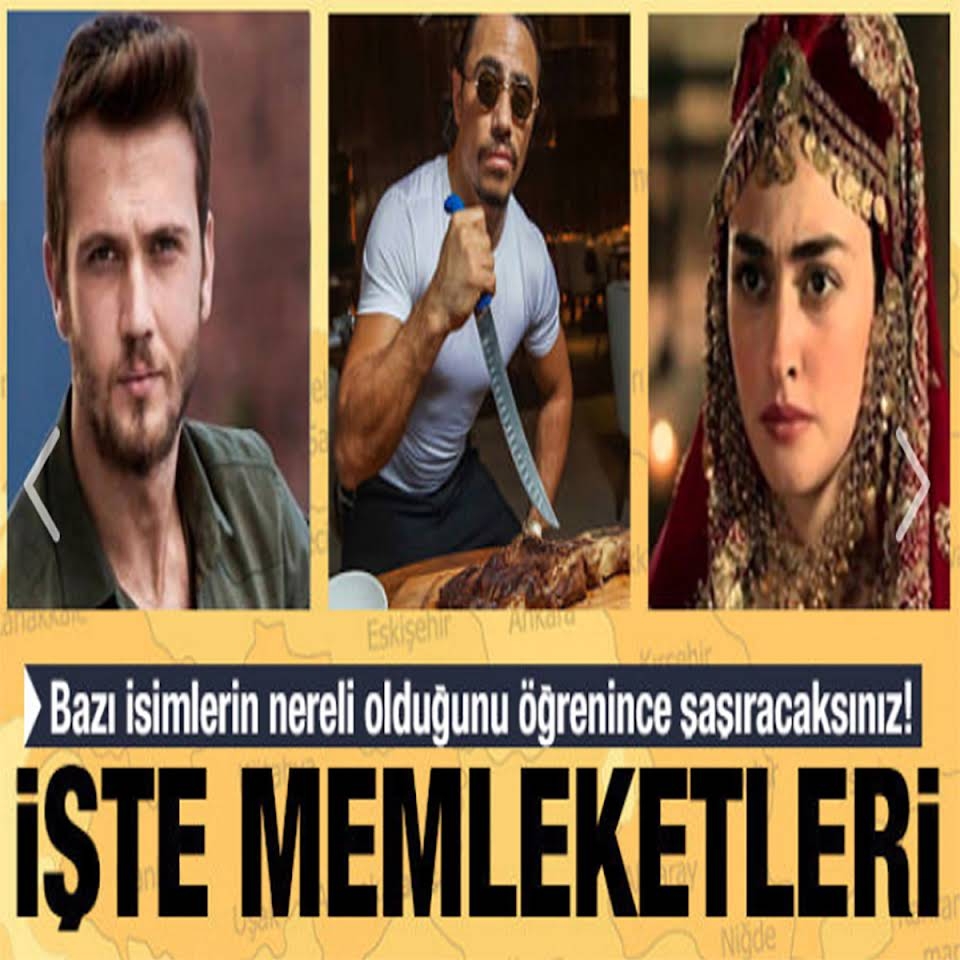 ünlülerin nereli olduğunu biliyor musunuz? galerisi resim 1