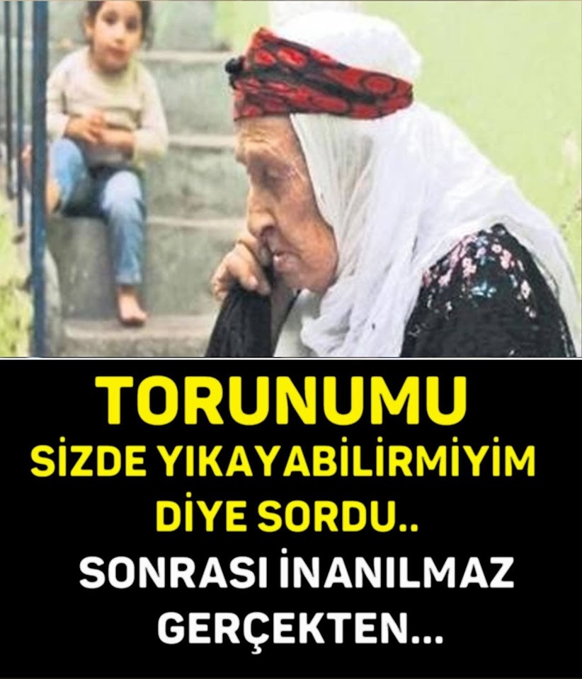 Alt kattaki bizim yaşlı teyze '' Torunumu sizde yıkasam kızar  galerisi resim 1