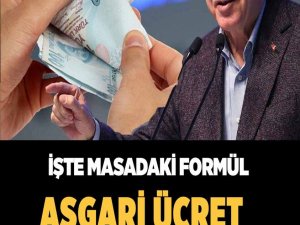 İşte masadaki formül