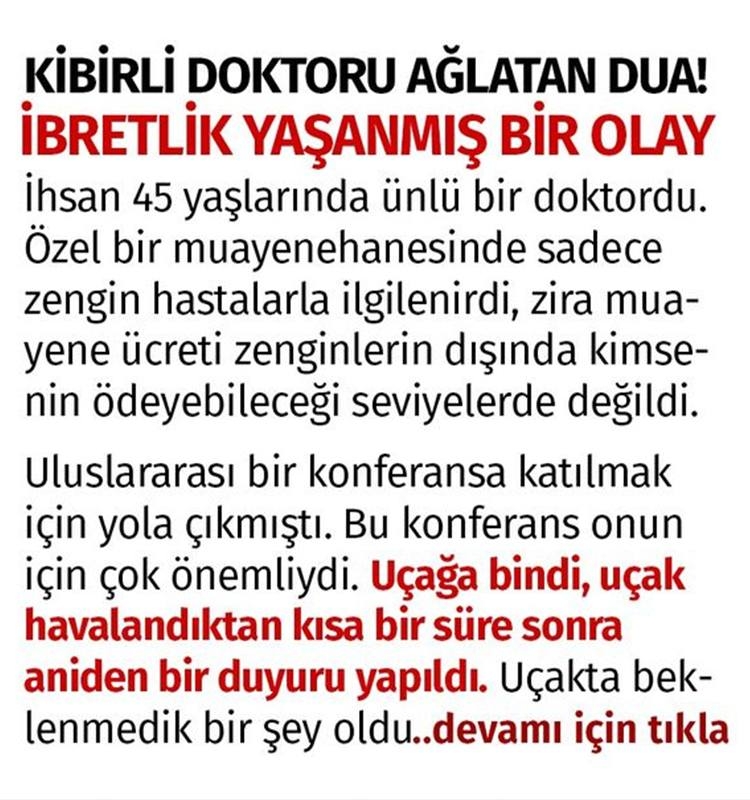 Yaşlı Bir Kadının Duası Doktoru Gözyaşlarına Bo-ğdu galerisi resim 1