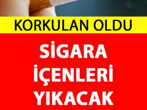 Sigara İçenleri Yıkan Haber