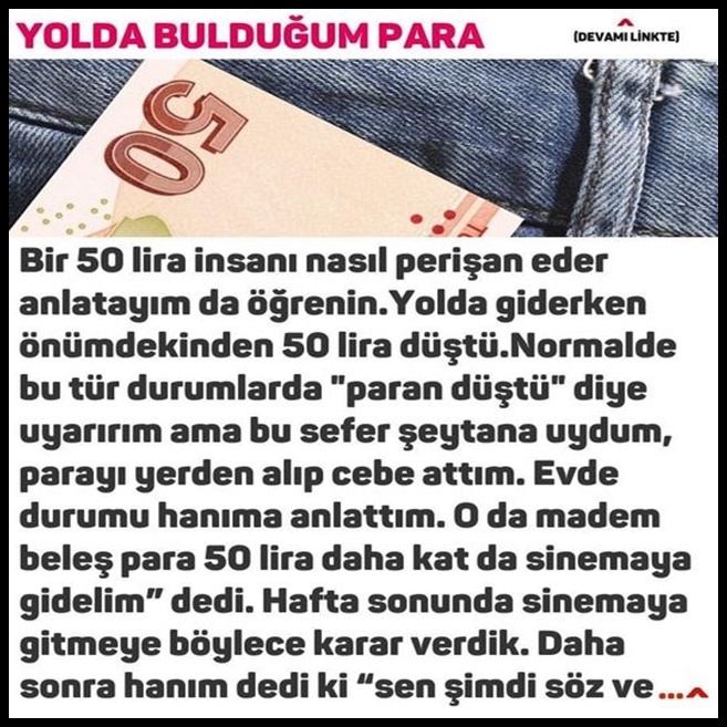 YOLDA BULDUĞUM PARA galerisi resim 1