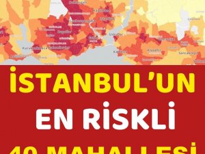 İstanbul'da k'oronavirüs riskinin en yüksek olduğu 40 mahalle