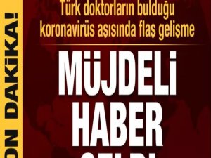 Büyük müjde! Türk doktorların bulduğu koronavirüs aşısında flaş gelişme