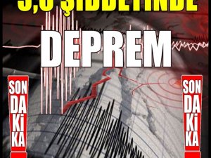 5,6 büyüklüğündeki deprem