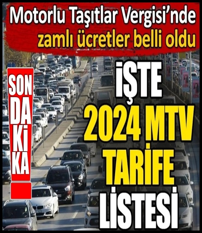 Motorlu Taşıtlar Vergisi'ne (MTV) zam geldi galerisi resim 1