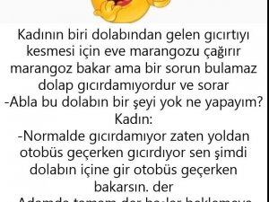 Kadının biri dolabından gelen gıcırtıyı kesmesi için