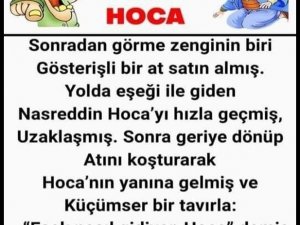 Hocadan tarihi ders; Sonradan görme