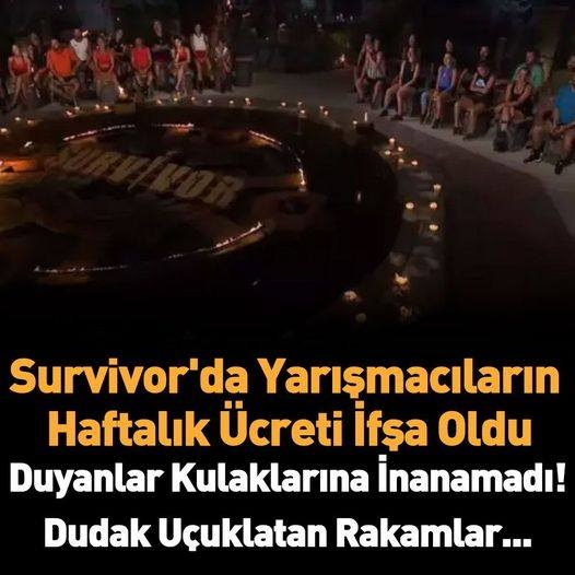 Survivor yarışmacılarının aldığı ücret galerisi resim 1