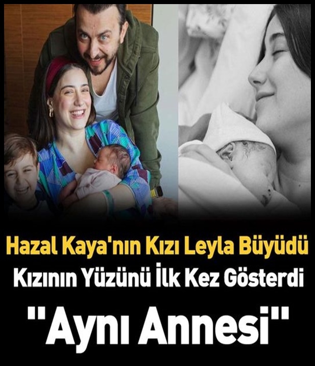 Hazal Kaya kızının yüzünü ilk kez gösterdi. galerisi resim 1