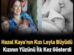 Hazal Kaya kızının yüzünü ilk kez gösterdi.