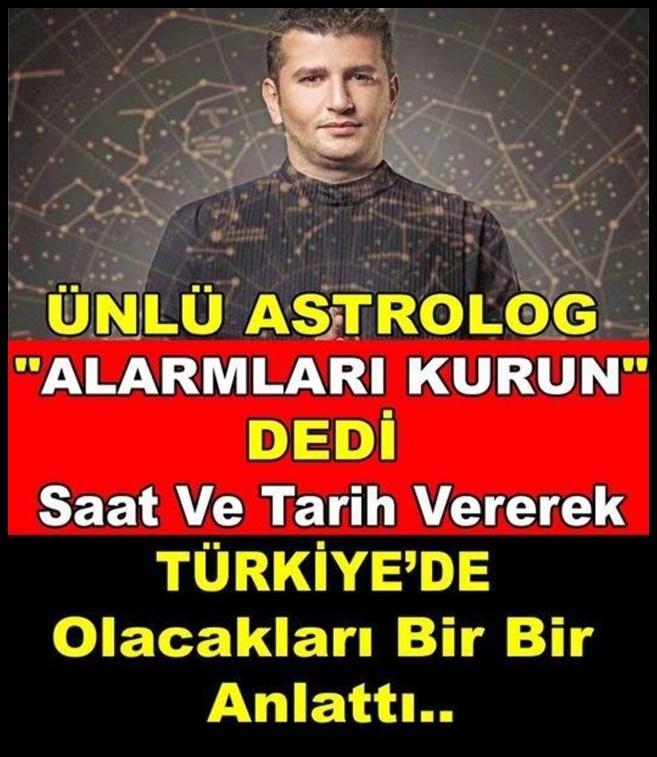 Ünlü astrolog Dinçer Güner, sosyal medyada olay yaratan açıklamayı yaptı galerisi resim 1