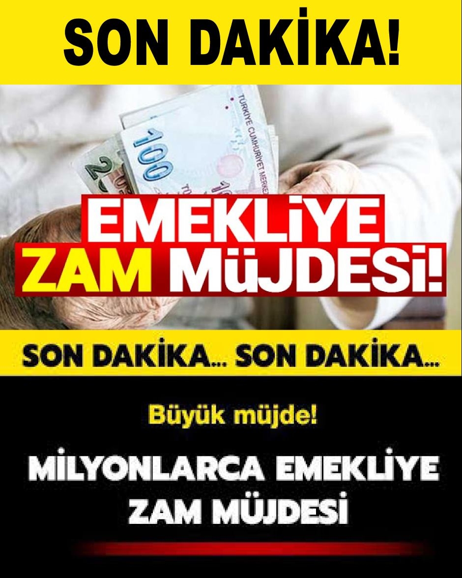 Milyonlarca Emekliye Müjde! Zam Geliyor galerisi resim 1