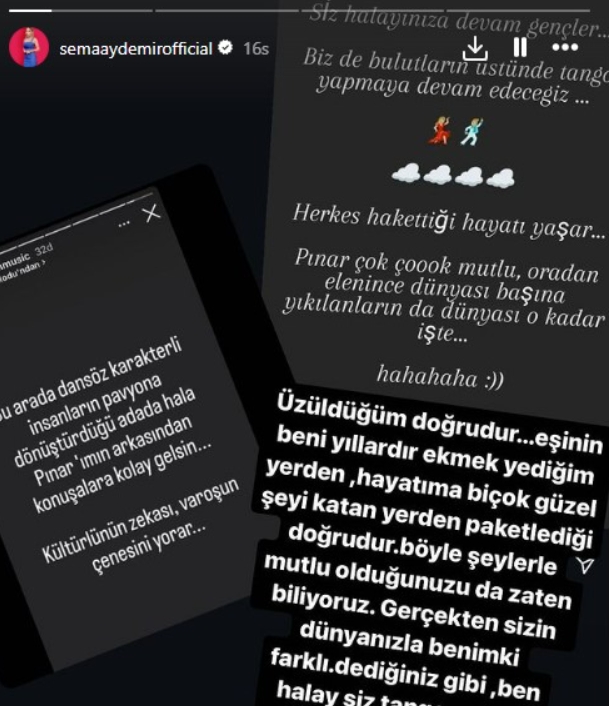 Sema,Pınar'ın eşiyle birbirine girdi. galerisi resim 3