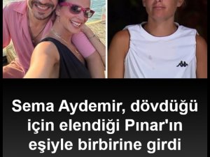 Sema,Pınar'ın eşiyle birbirine girdi.