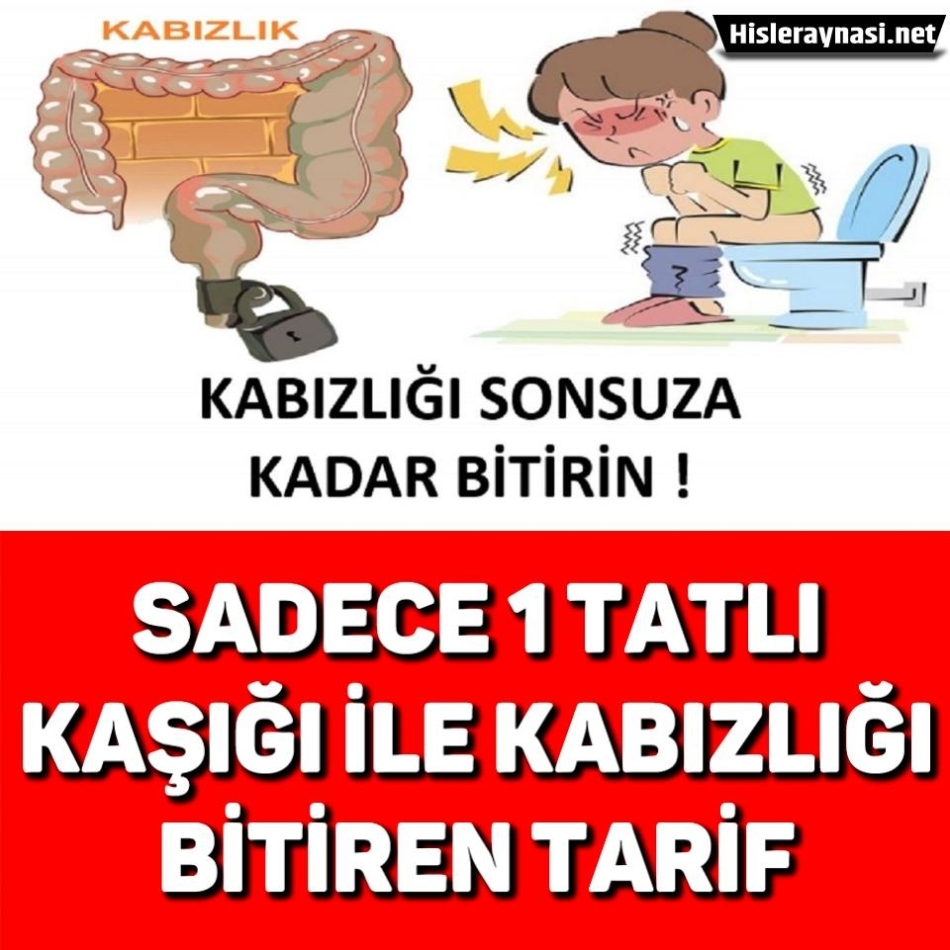 SADECE 1 TATLI KAŞIĞI İLE KABIZLIĞI BİTİREN TARİF galerisi resim 1